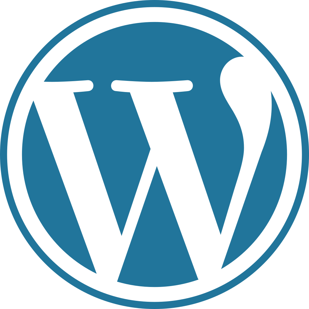 WordPress Services, Updates, Migrations, Backups, Plugins, and more. WordPress W Logo Image